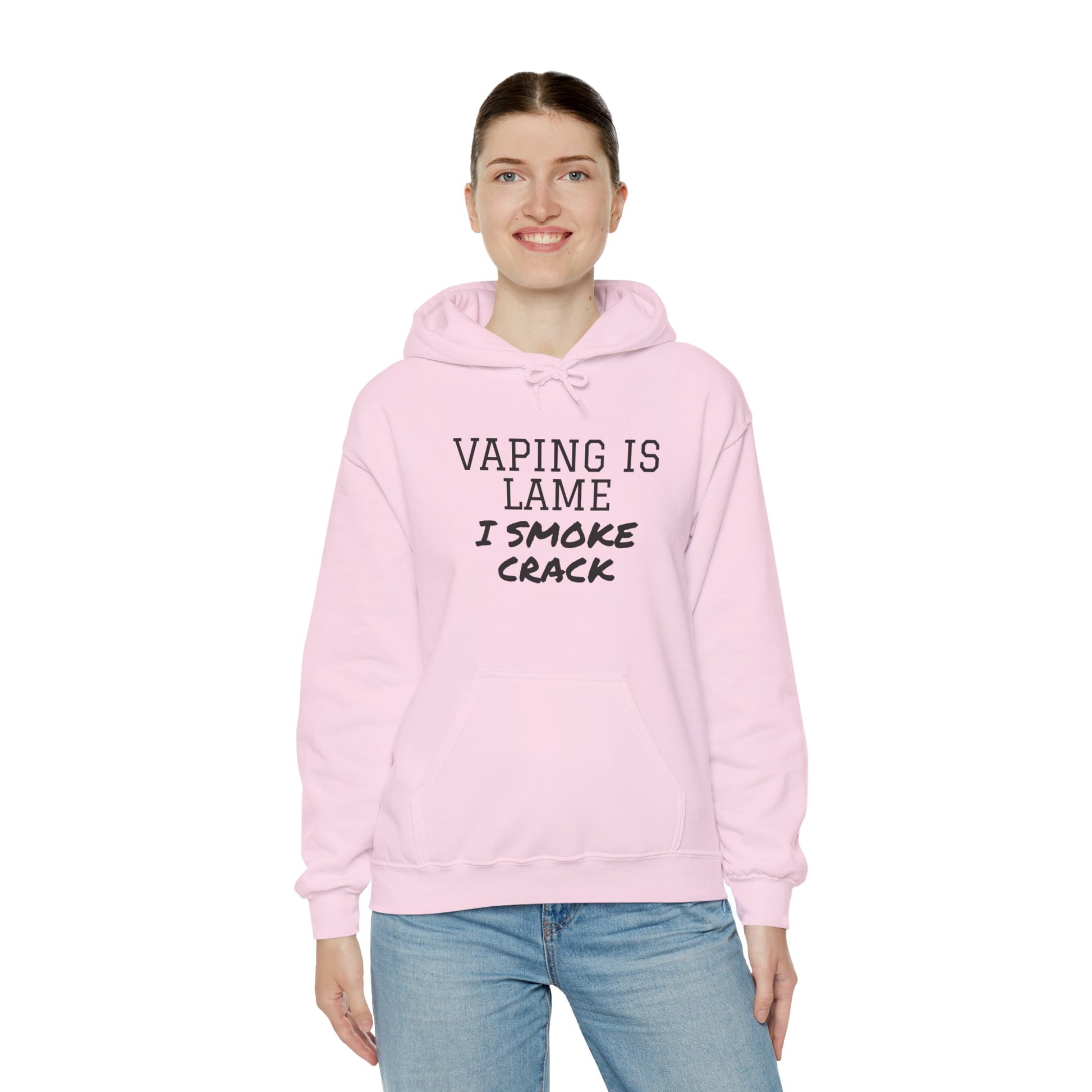 Vaping is Lame Hoodie - SatireMerch