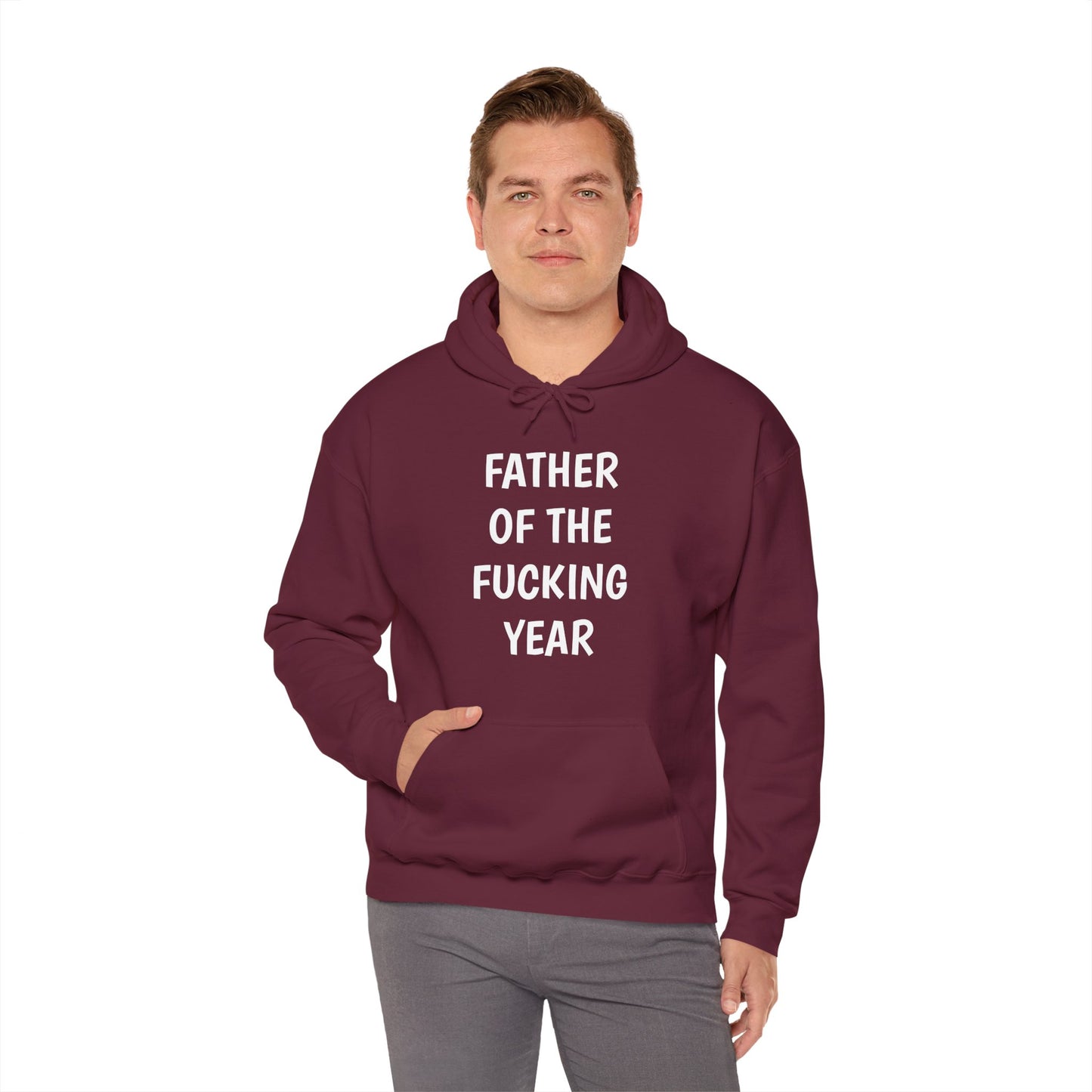 Father of the Year Hoodie - SatireMerch