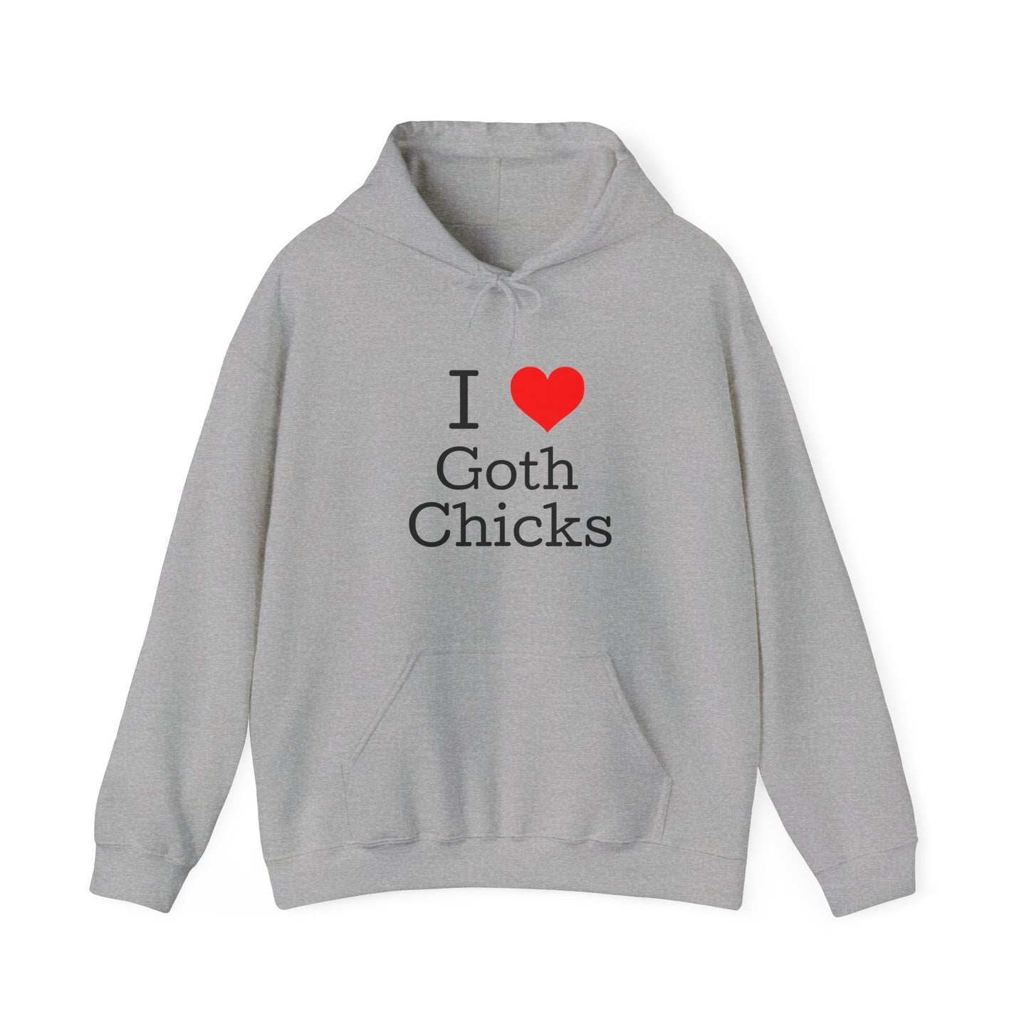 Goth Chick Hoodie - SatireMerch