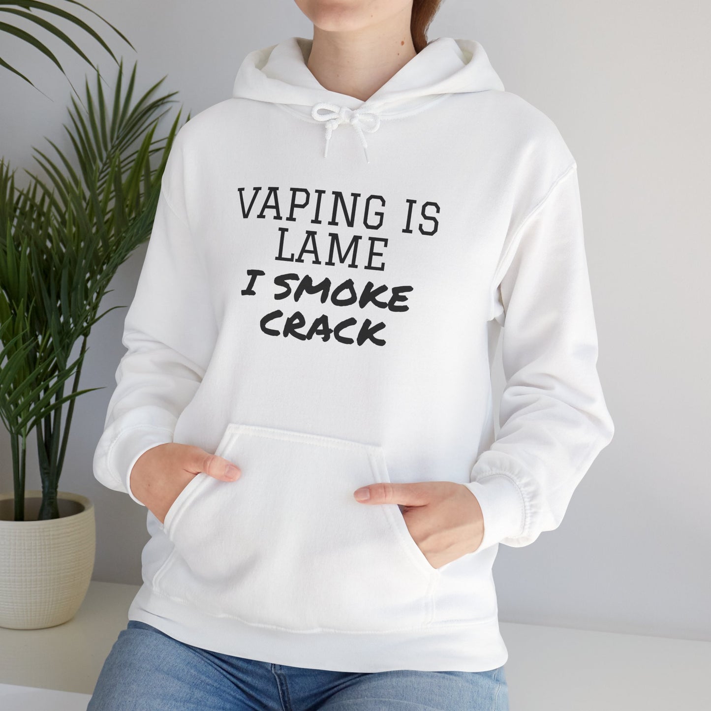 Vaping is Lame Hoodie - SatireMerch