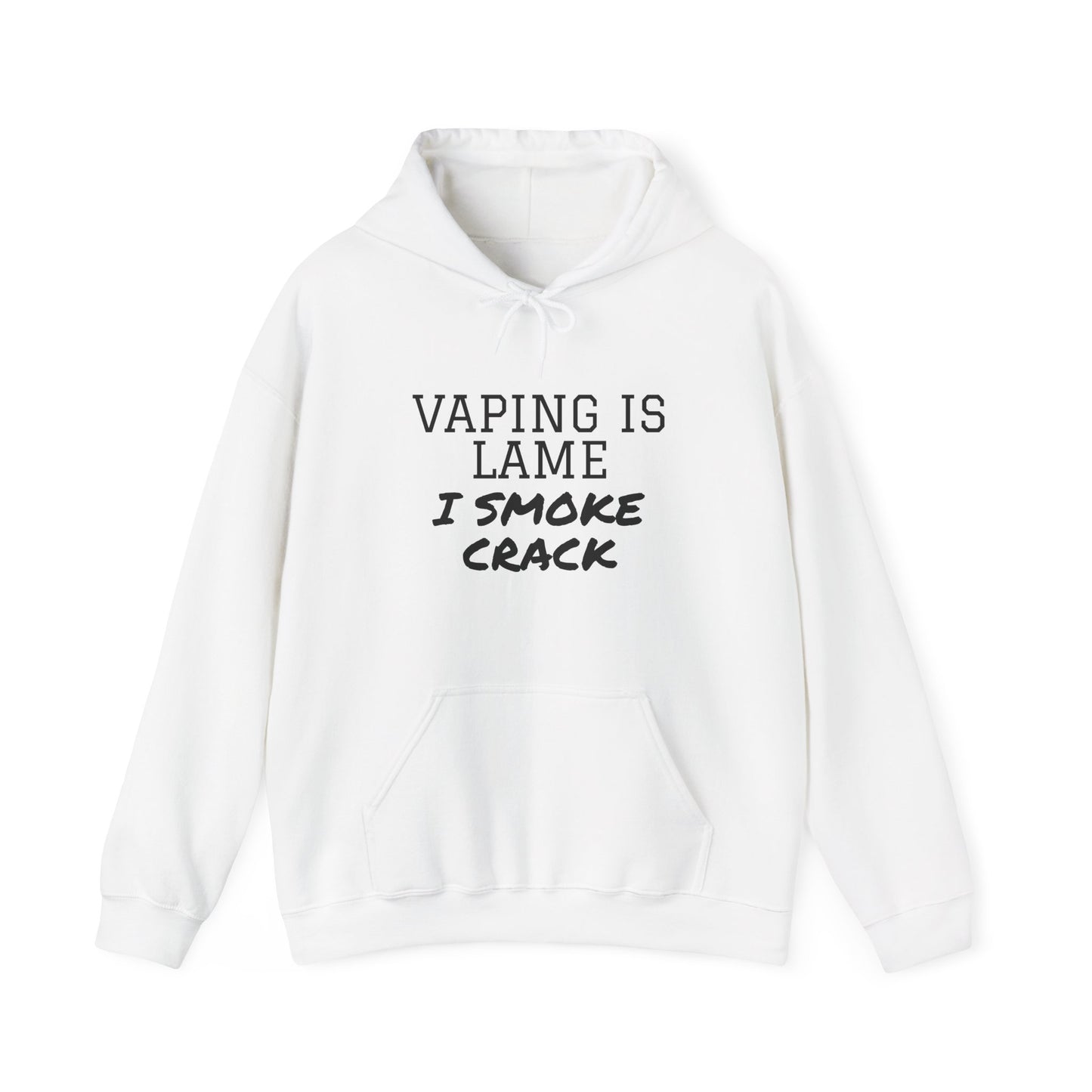 Vaping is Lame Hoodie - SatireMerch
