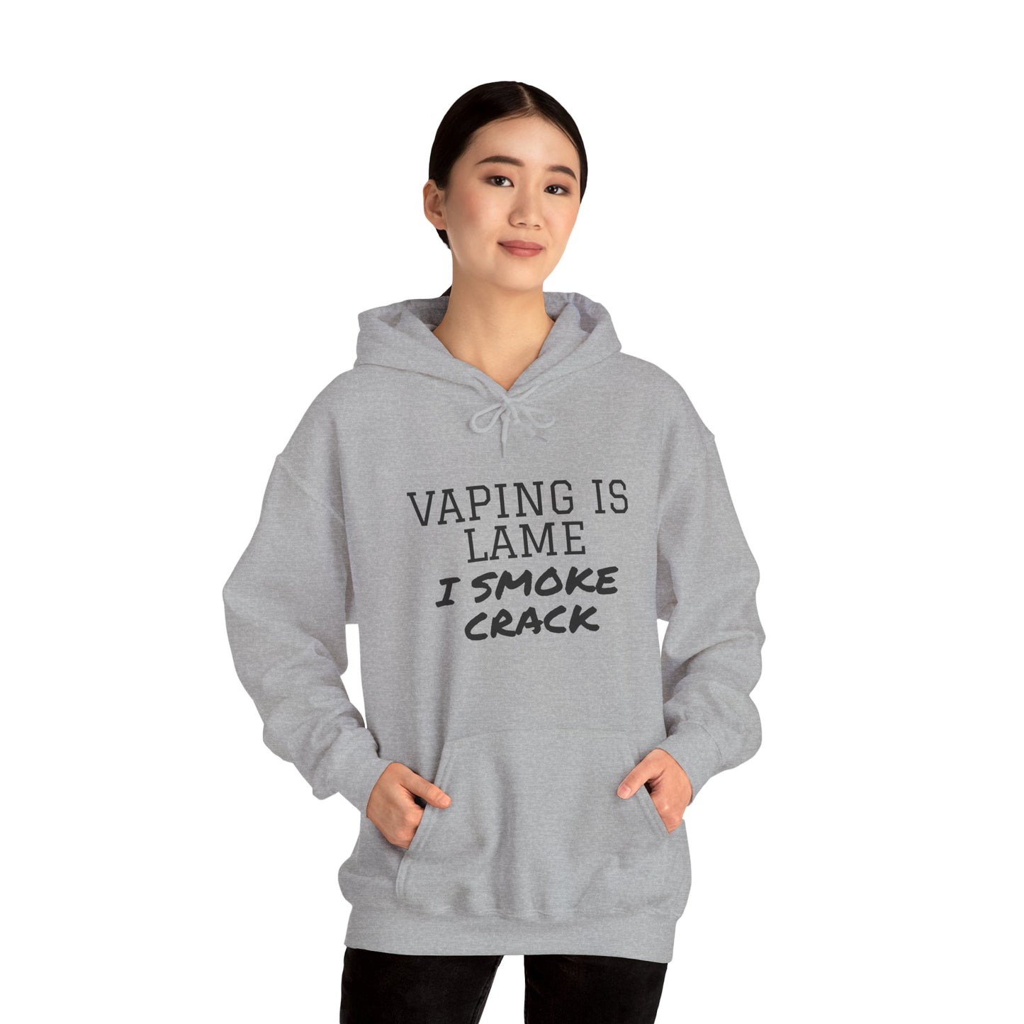 Vaping is Lame Hoodie - SatireMerch