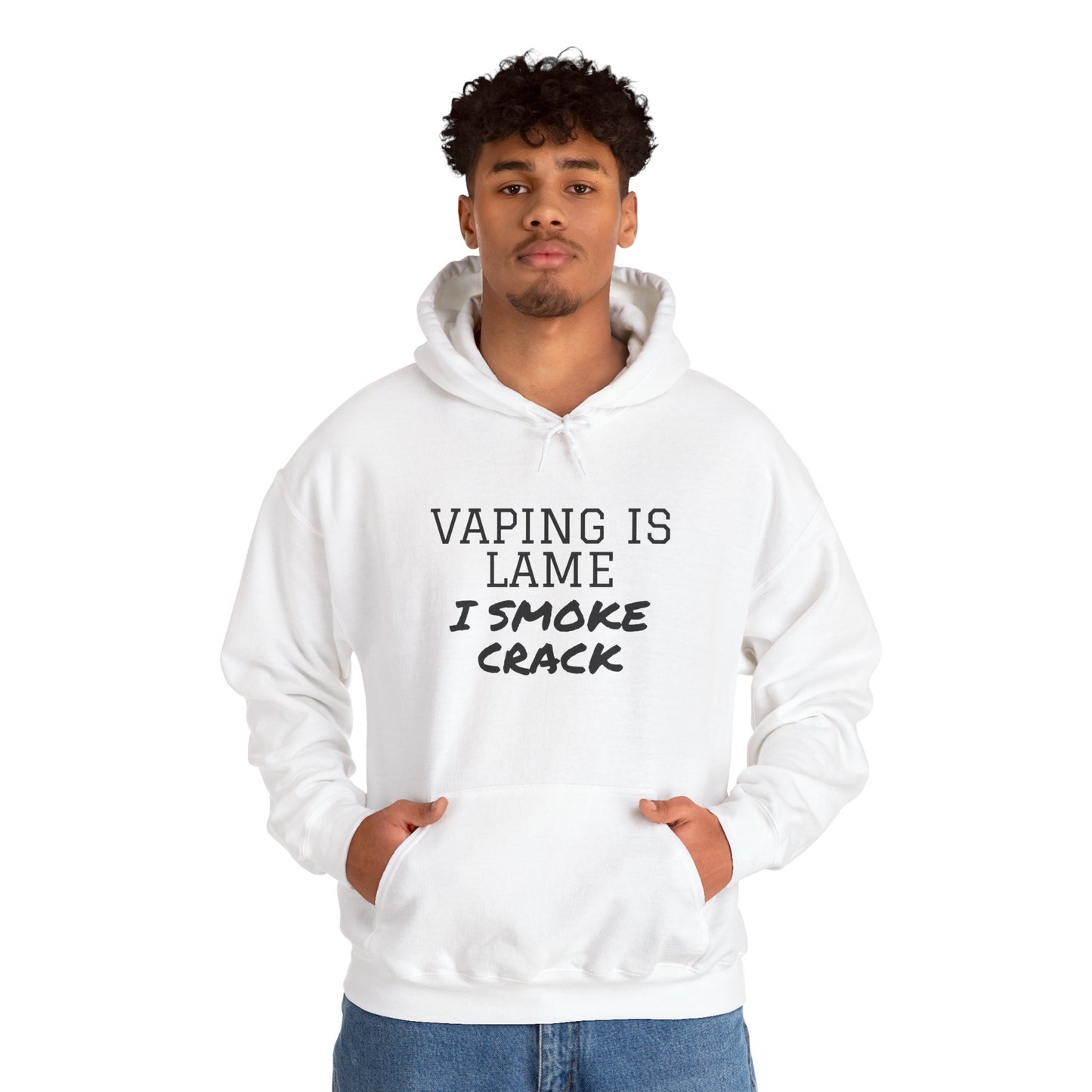 Vaping is Lame Hoodie - SatireMerch