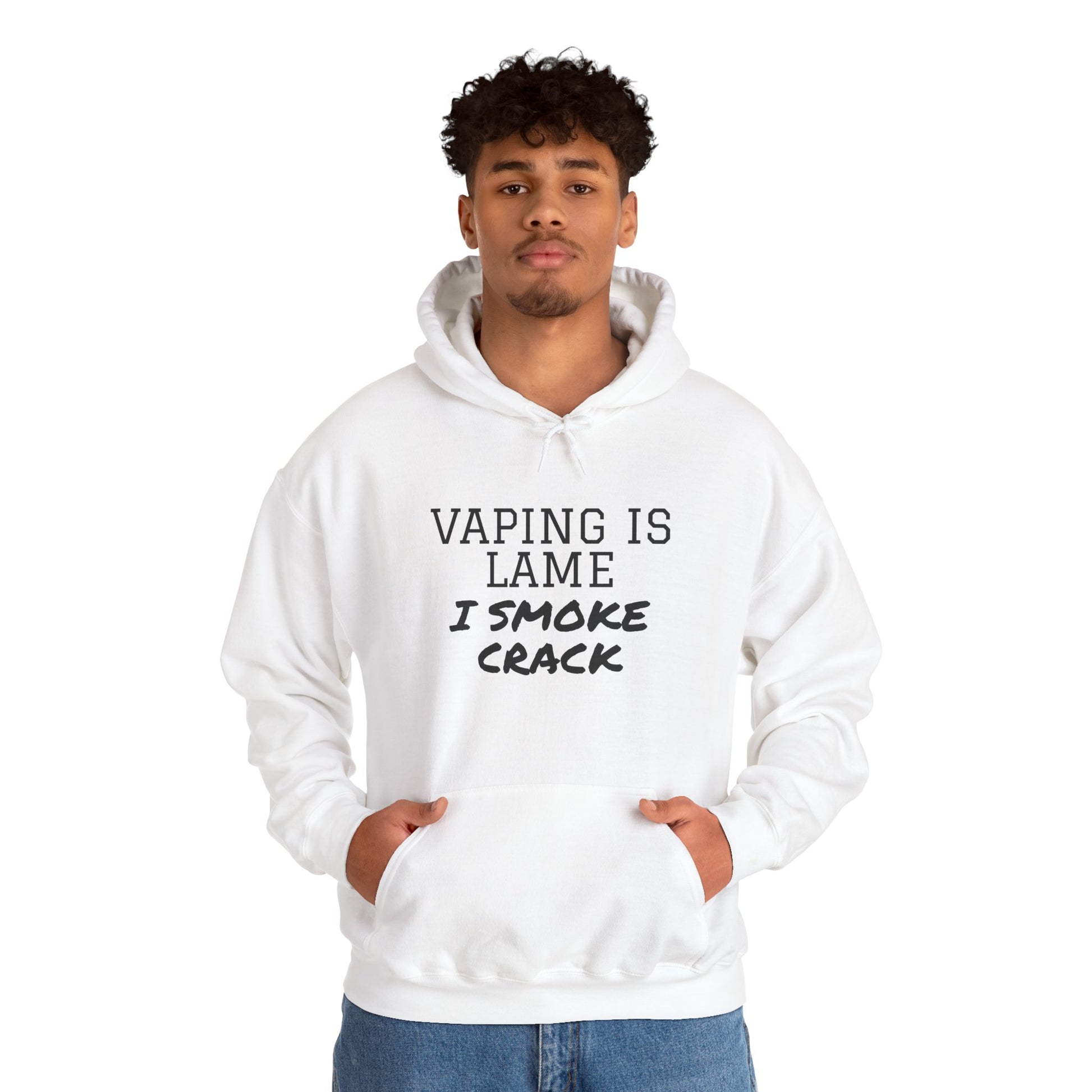 Vaping is Lame Hoodie - SatireMerch