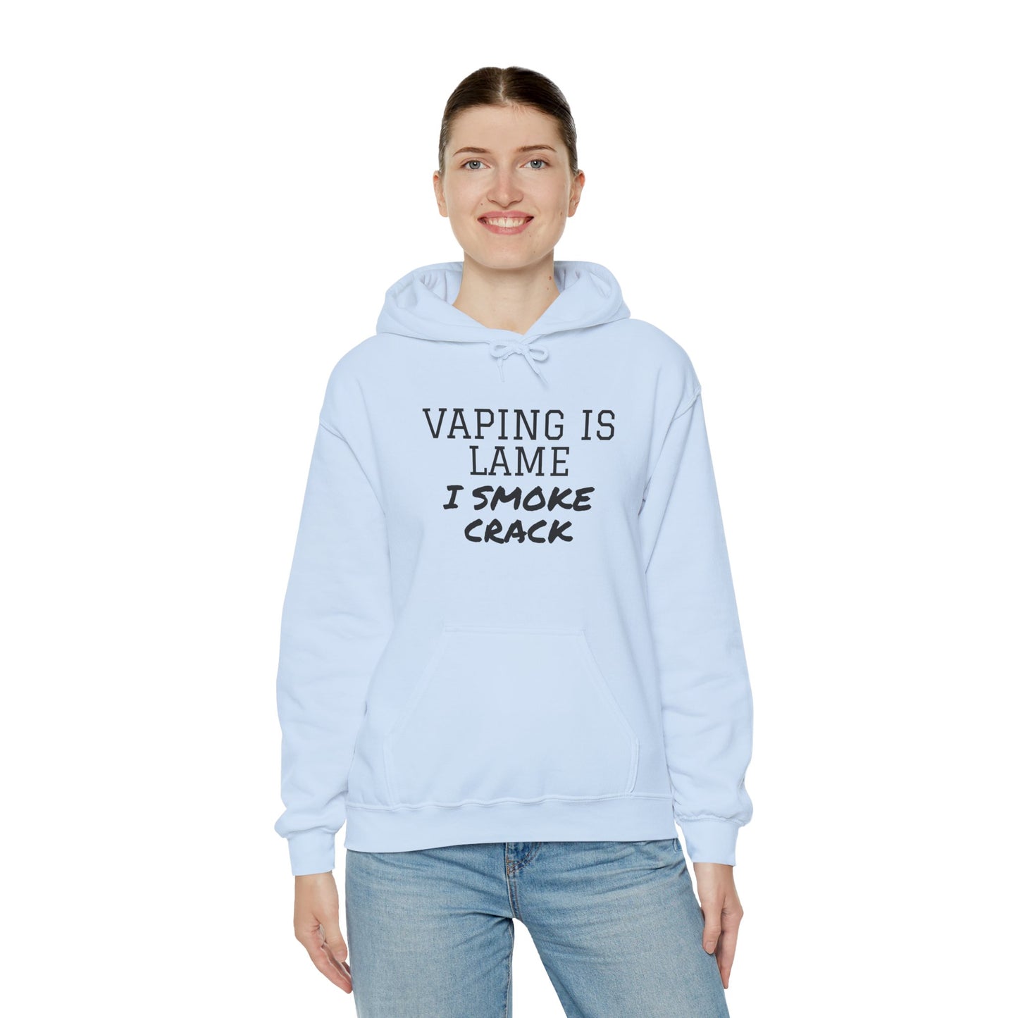 Vaping is Lame Hoodie - SatireMerch