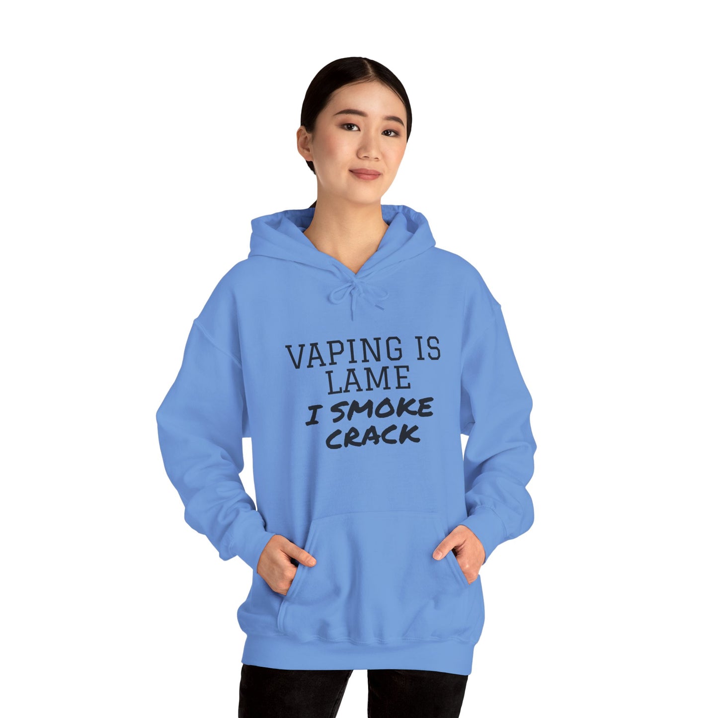 Vaping is Lame Hoodie - SatireMerch