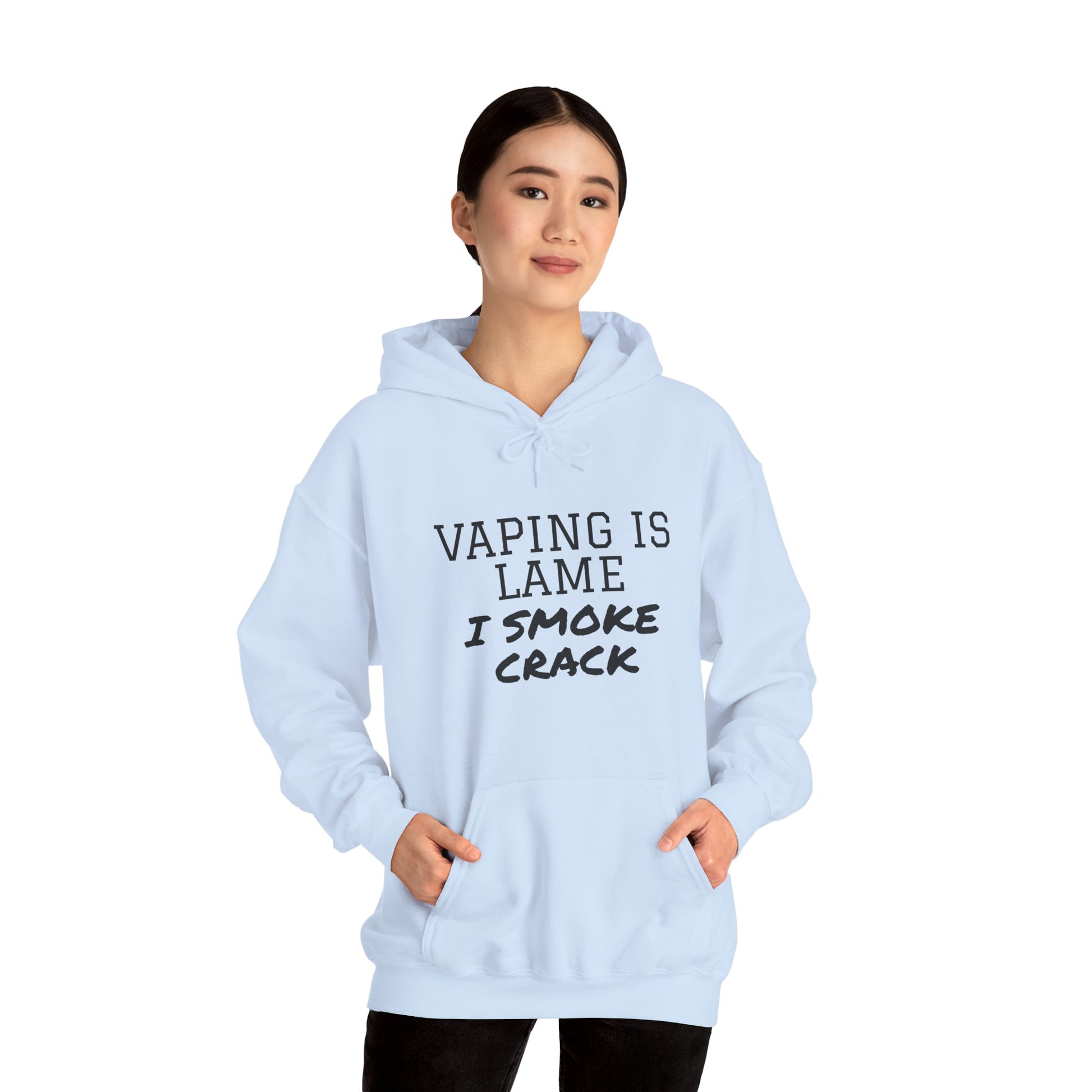 Vaping is Lame Hoodie - SatireMerch