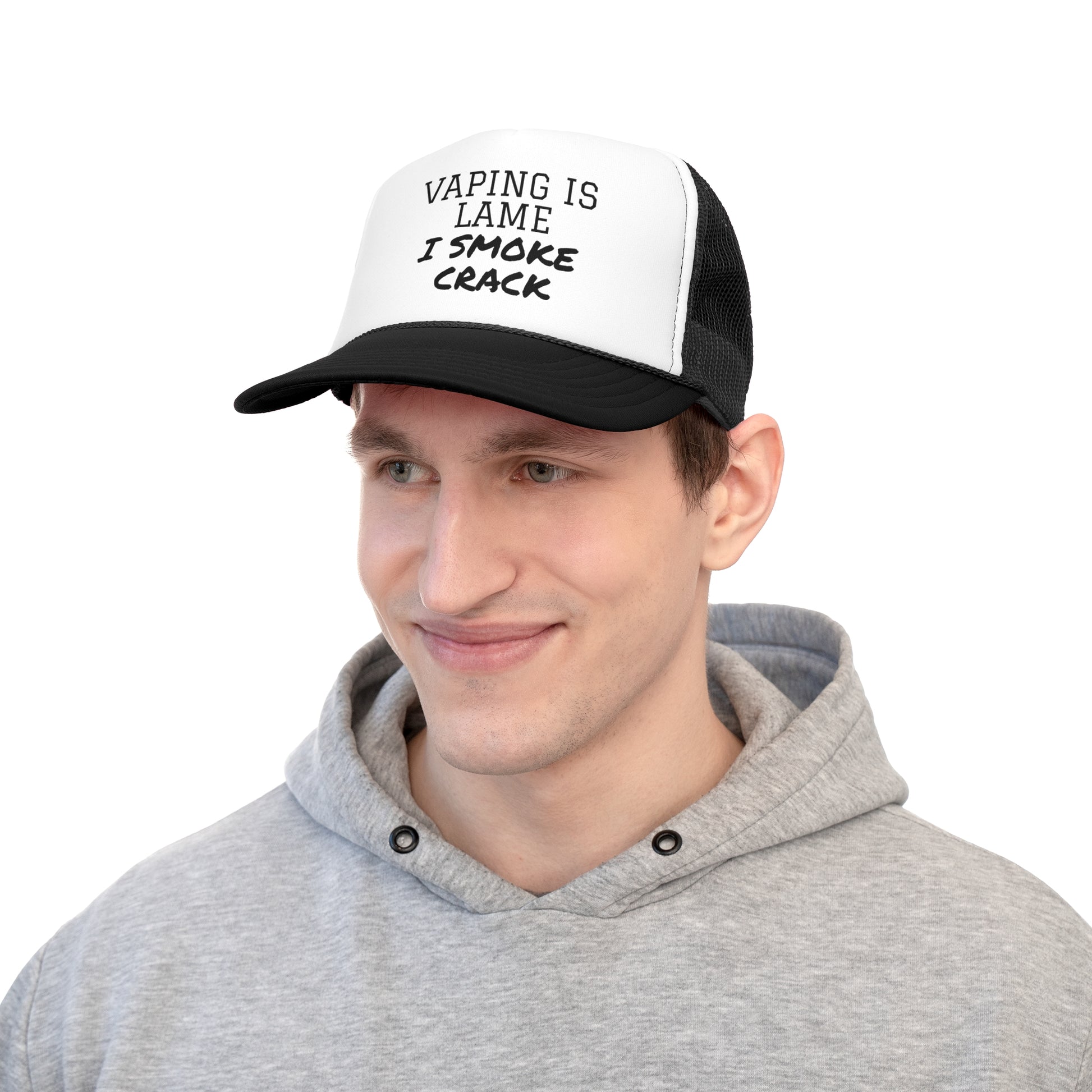 Vaping is Lame Trucker Cap - SatireMerch