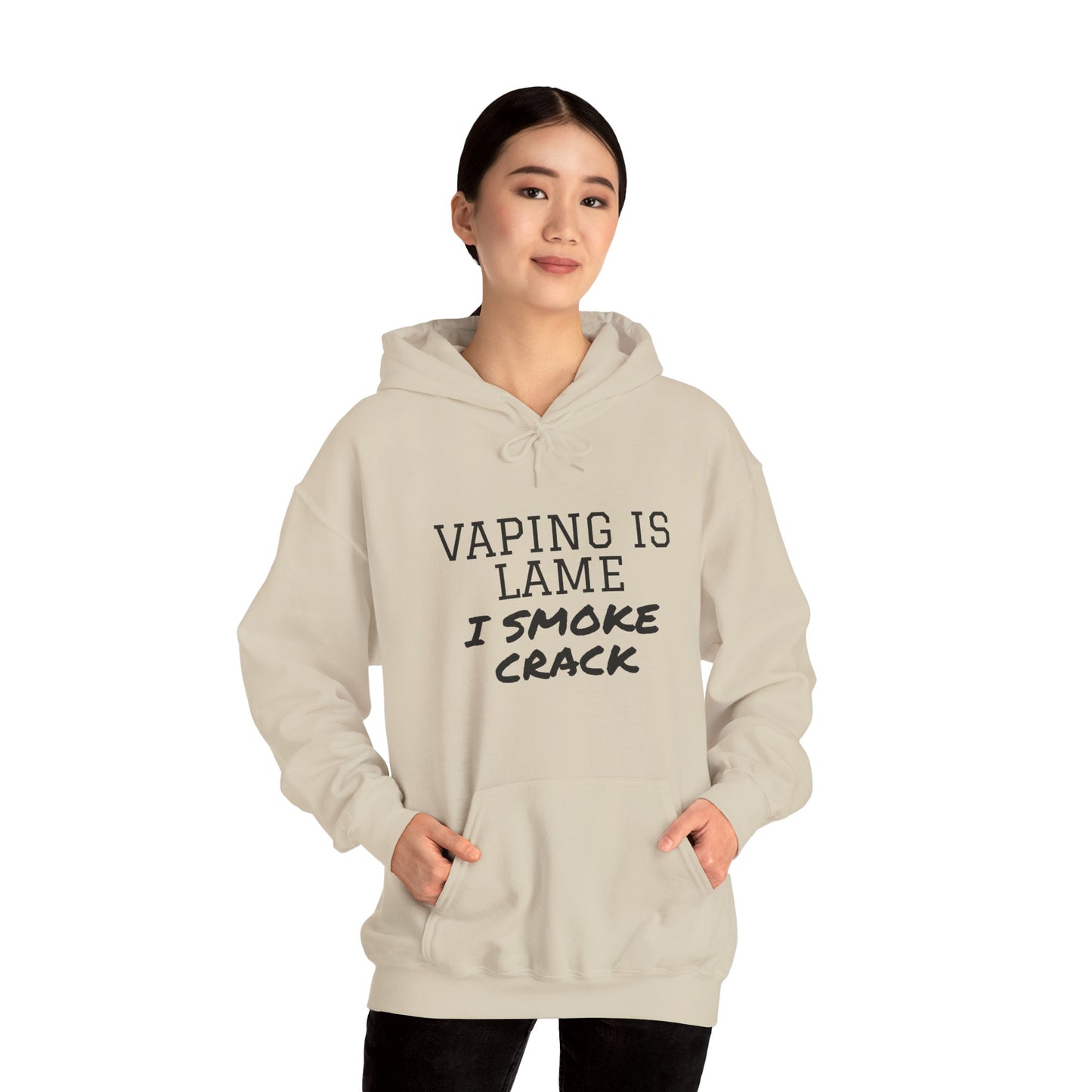 Vaping is Lame Hoodie - SatireMerch