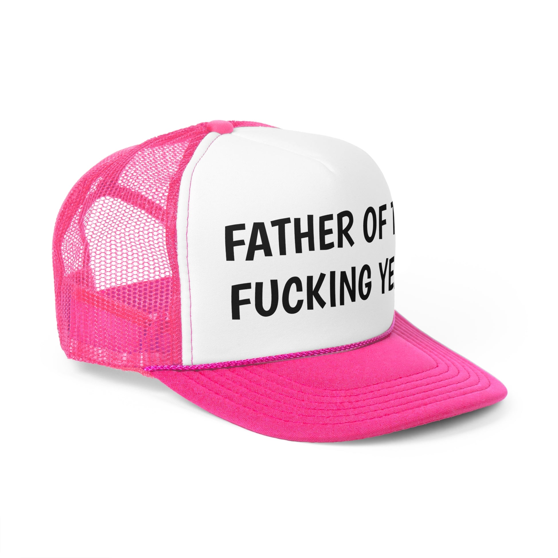 Father of the Year Trucker Cap - SatireMerch