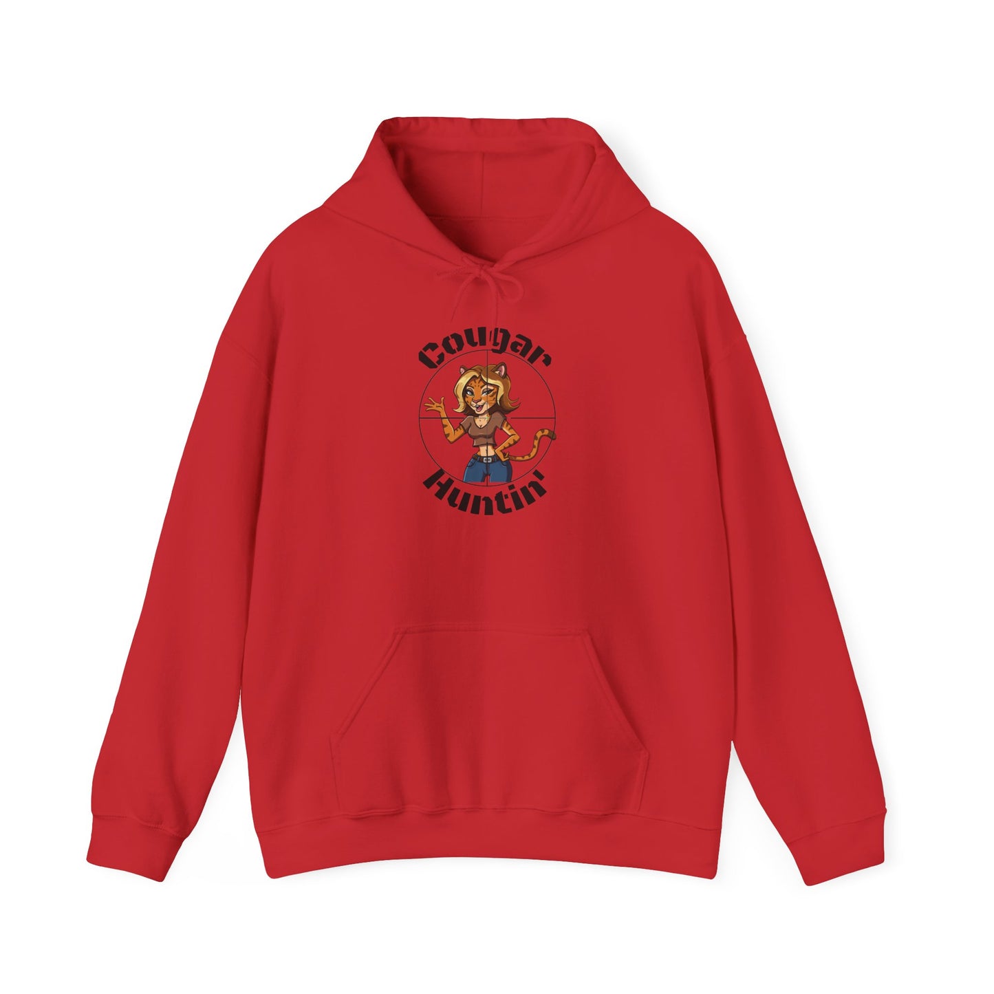 Cougar Huntin' Hoodie - SatireMerch