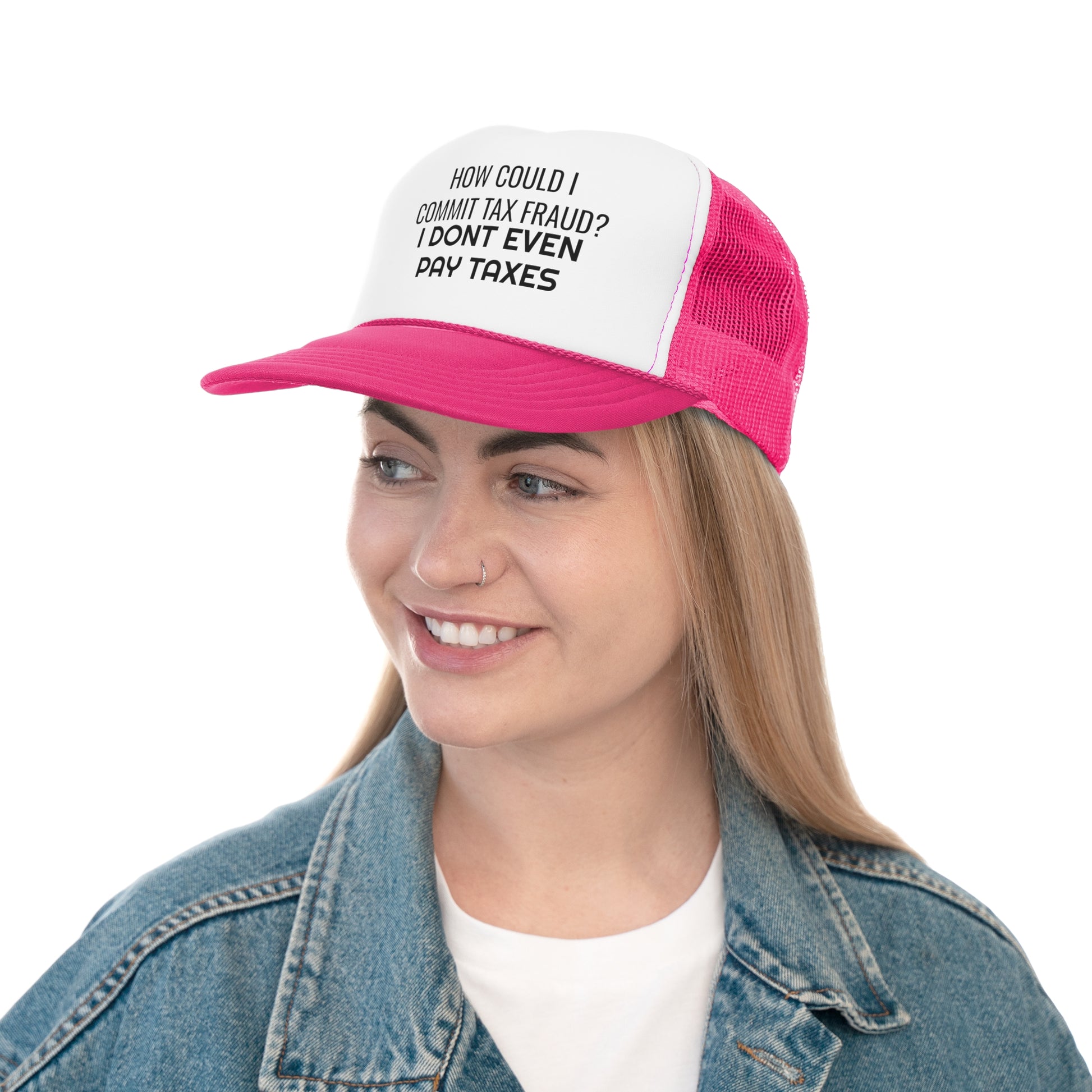 Tax Fraud Trucker Cap - SatireMerch