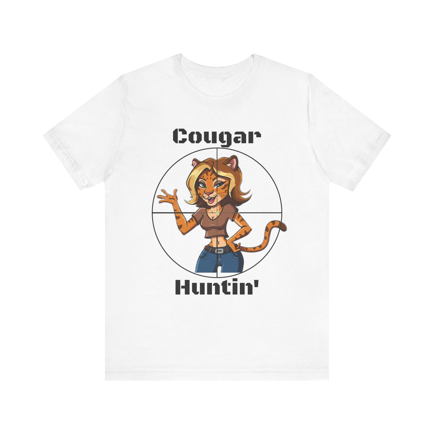 Cougar Hunting T-Shirt - SatireMerch