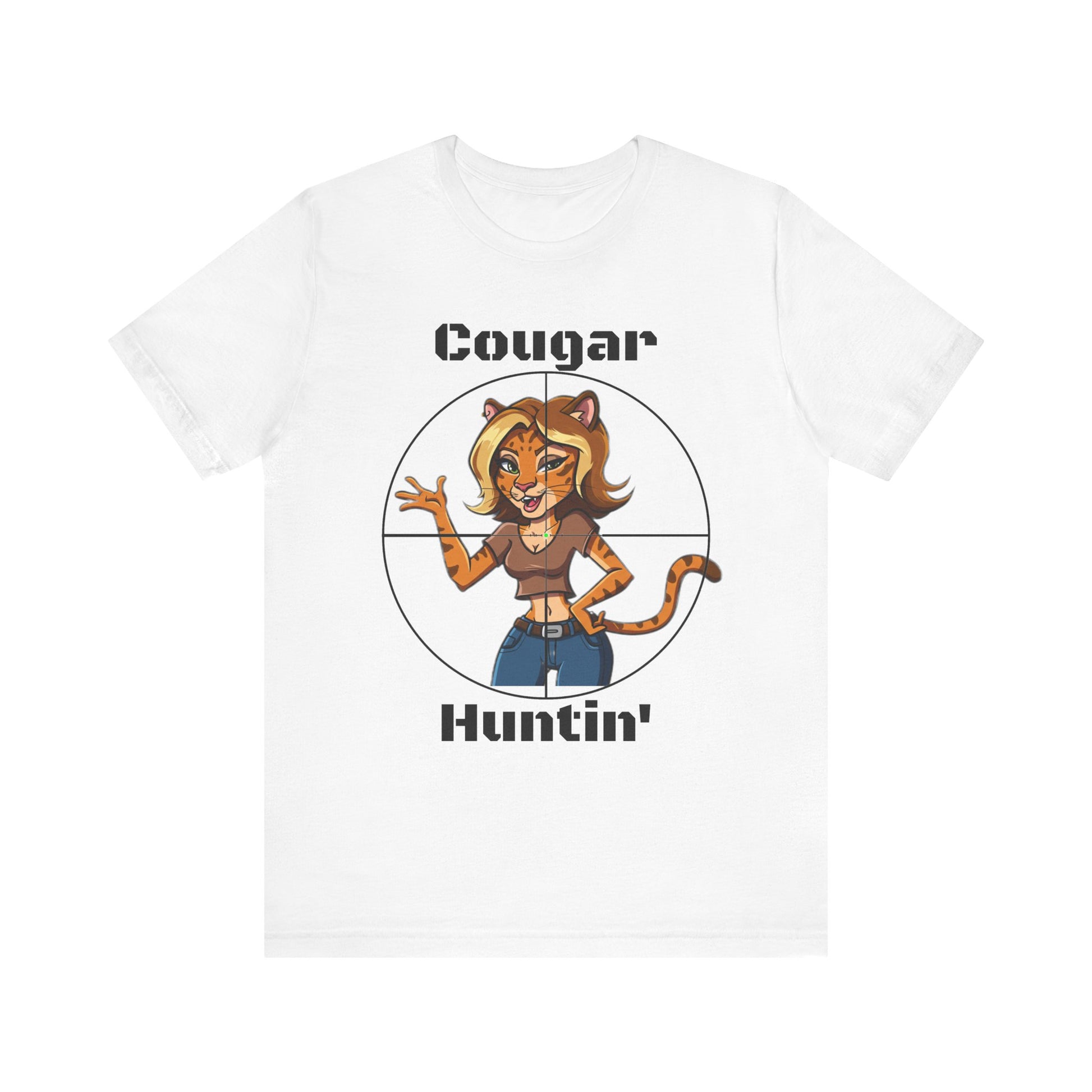 Cougar Hunting T-Shirt - SatireMerch