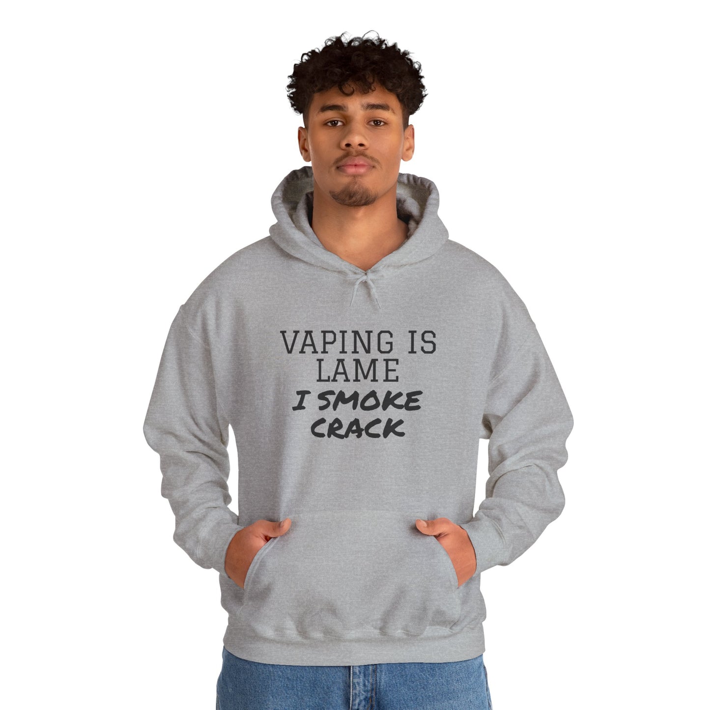 Vaping is Lame Hoodie - SatireMerch