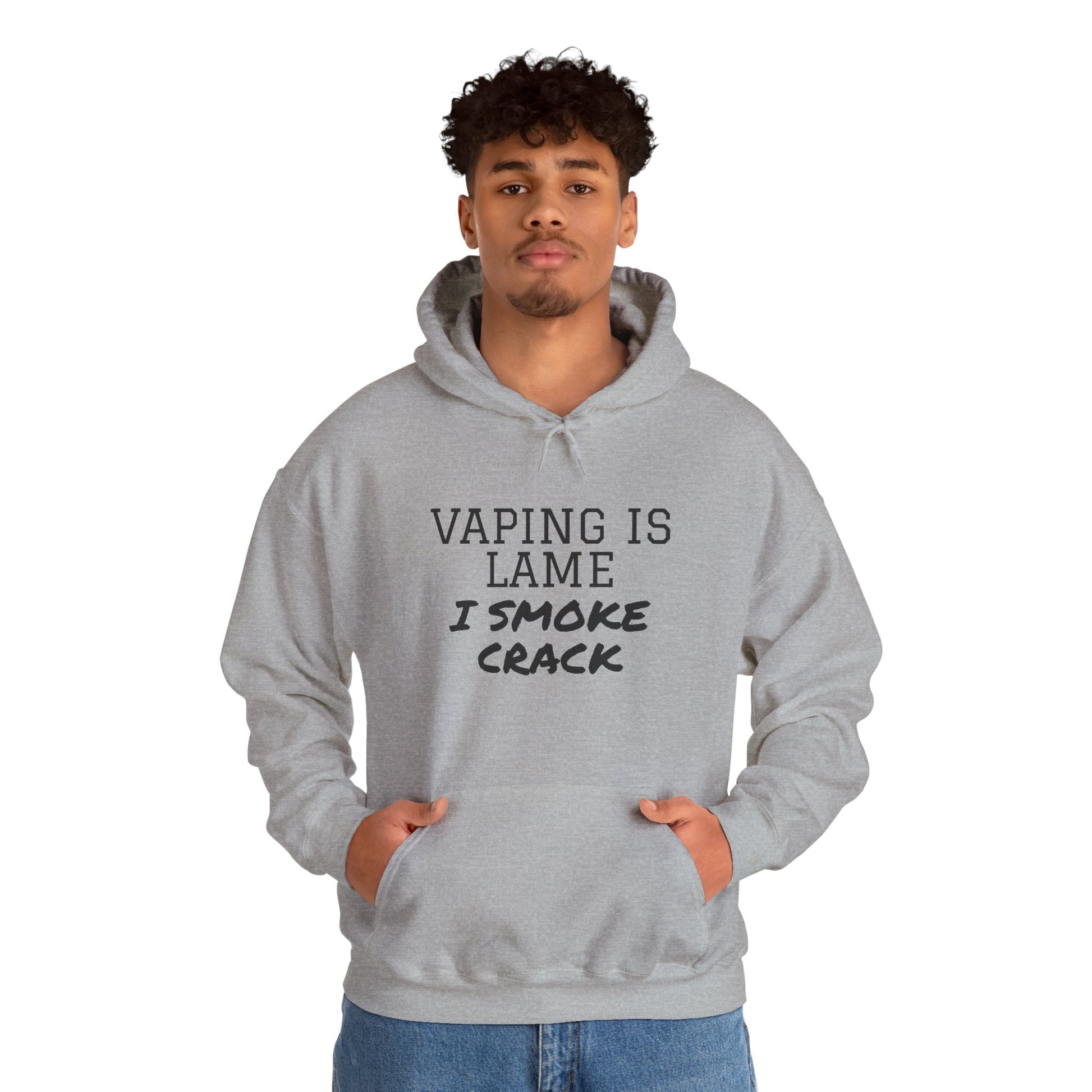 Vaping is Lame Hoodie - SatireMerch