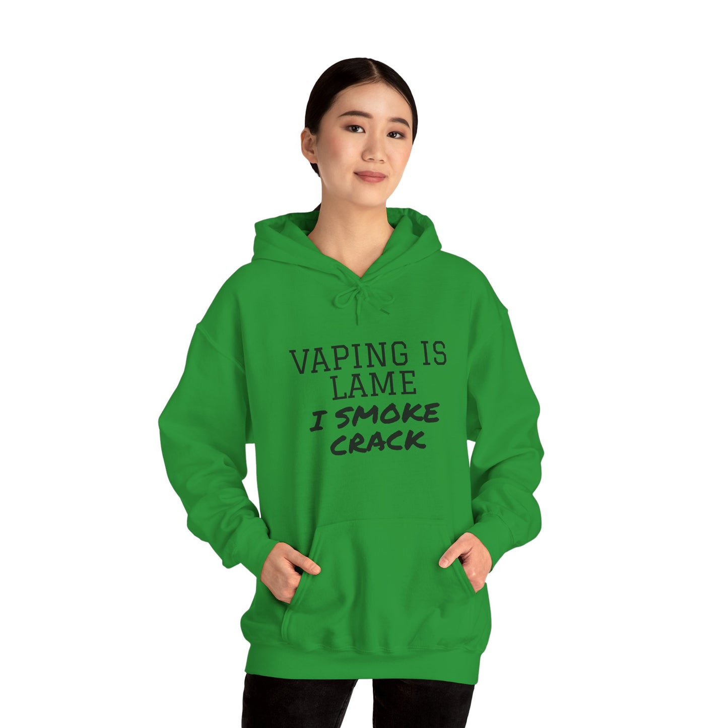 Vaping is Lame Hoodie - SatireMerch