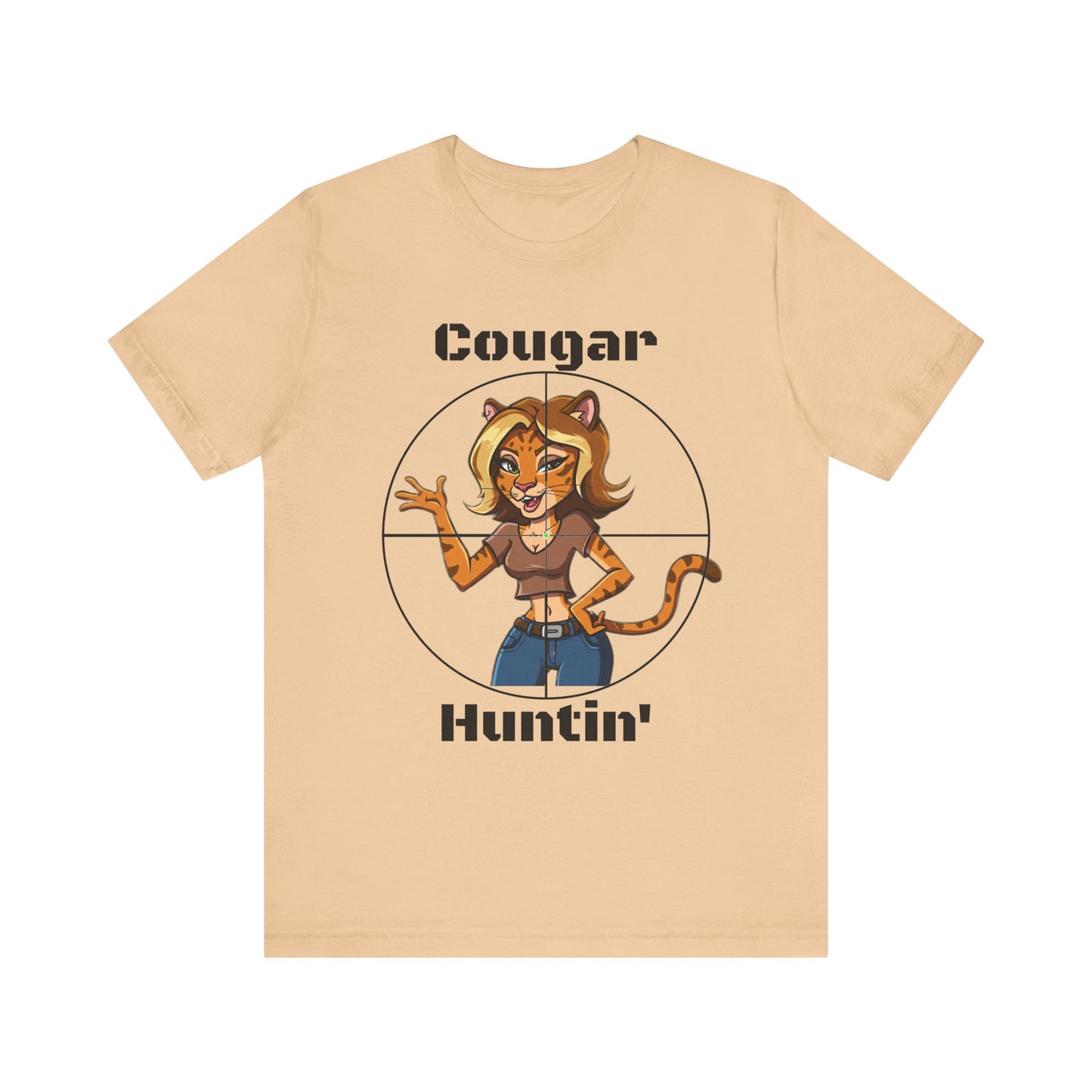 Cougar Hunting T-Shirt - SatireMerch