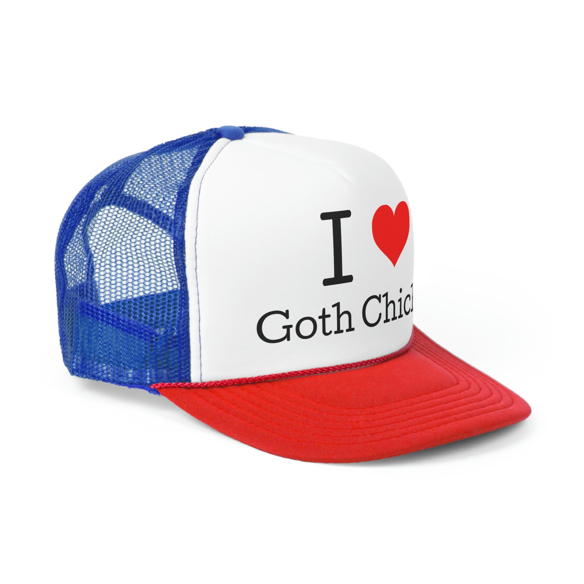 Goth Chick Trucker Cap - SatireMerch