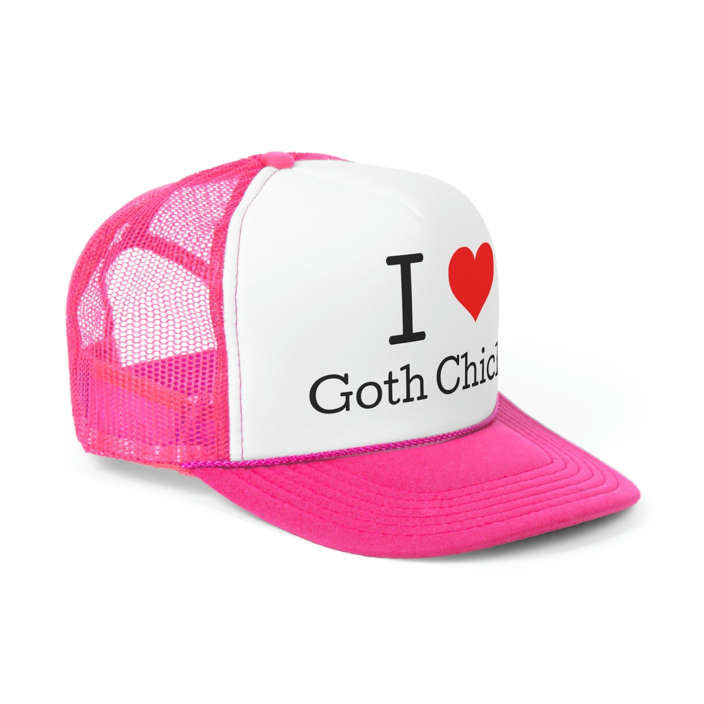 Goth Chick Trucker Cap - SatireMerch