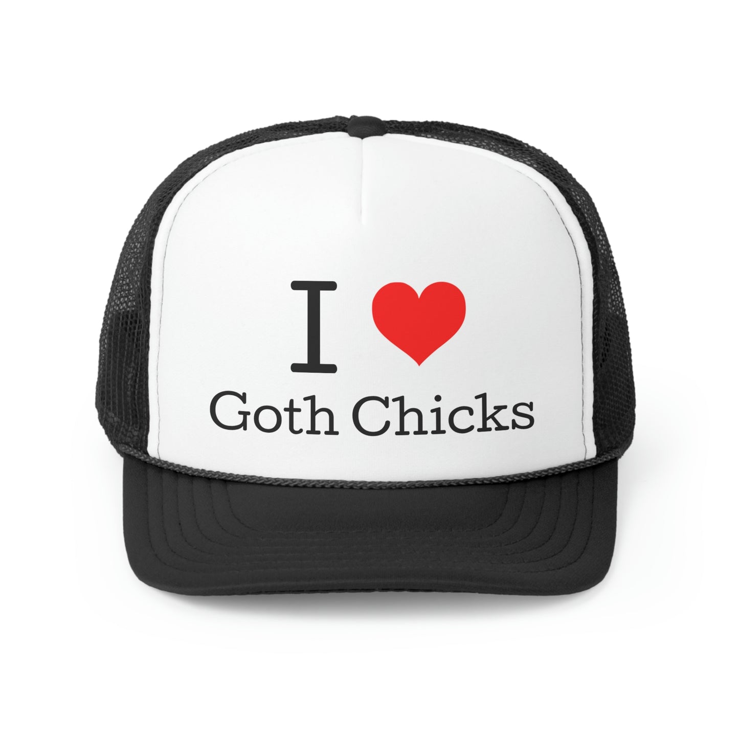 Goth Chick Trucker Cap - SatireMerch