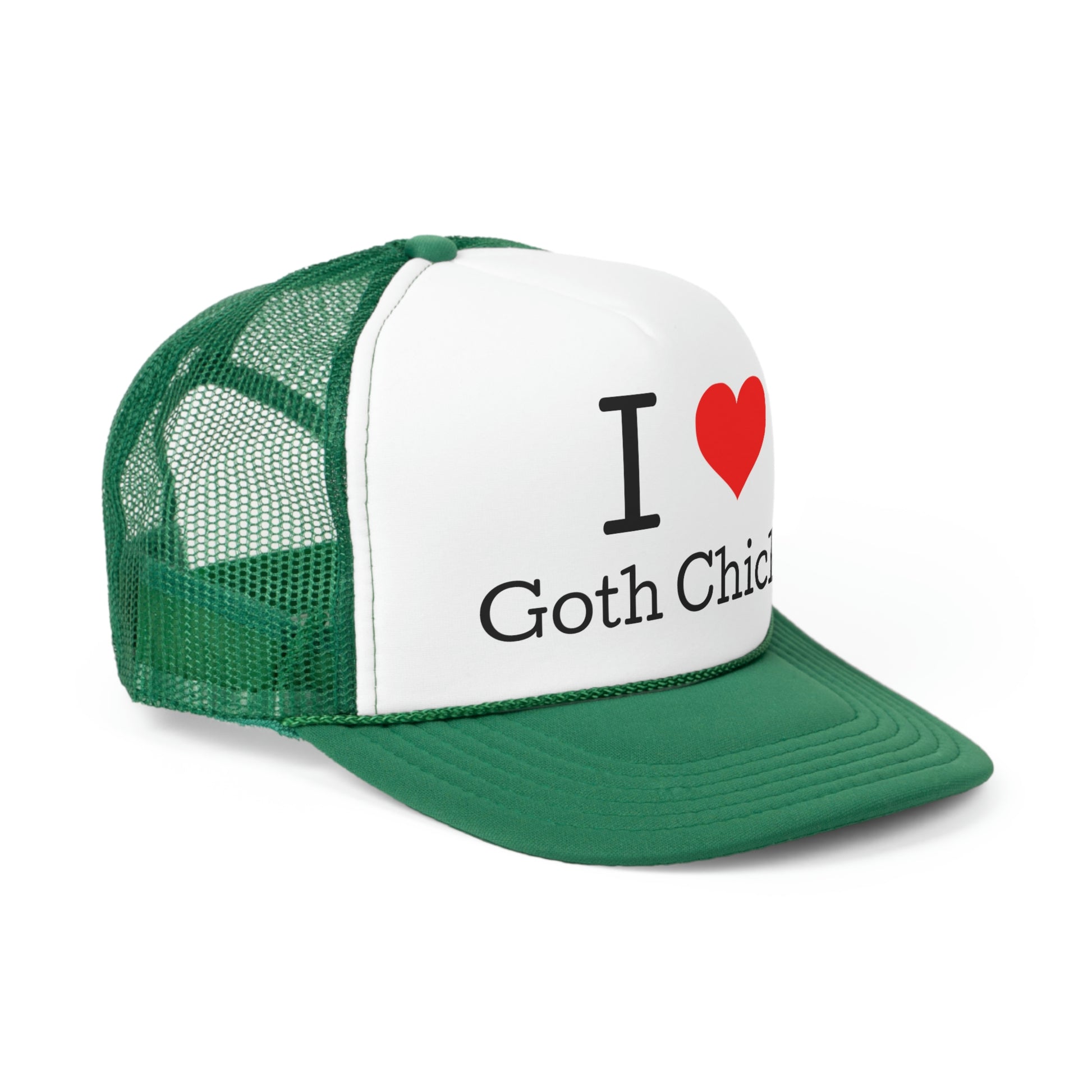 Goth Chick Trucker Cap - SatireMerch