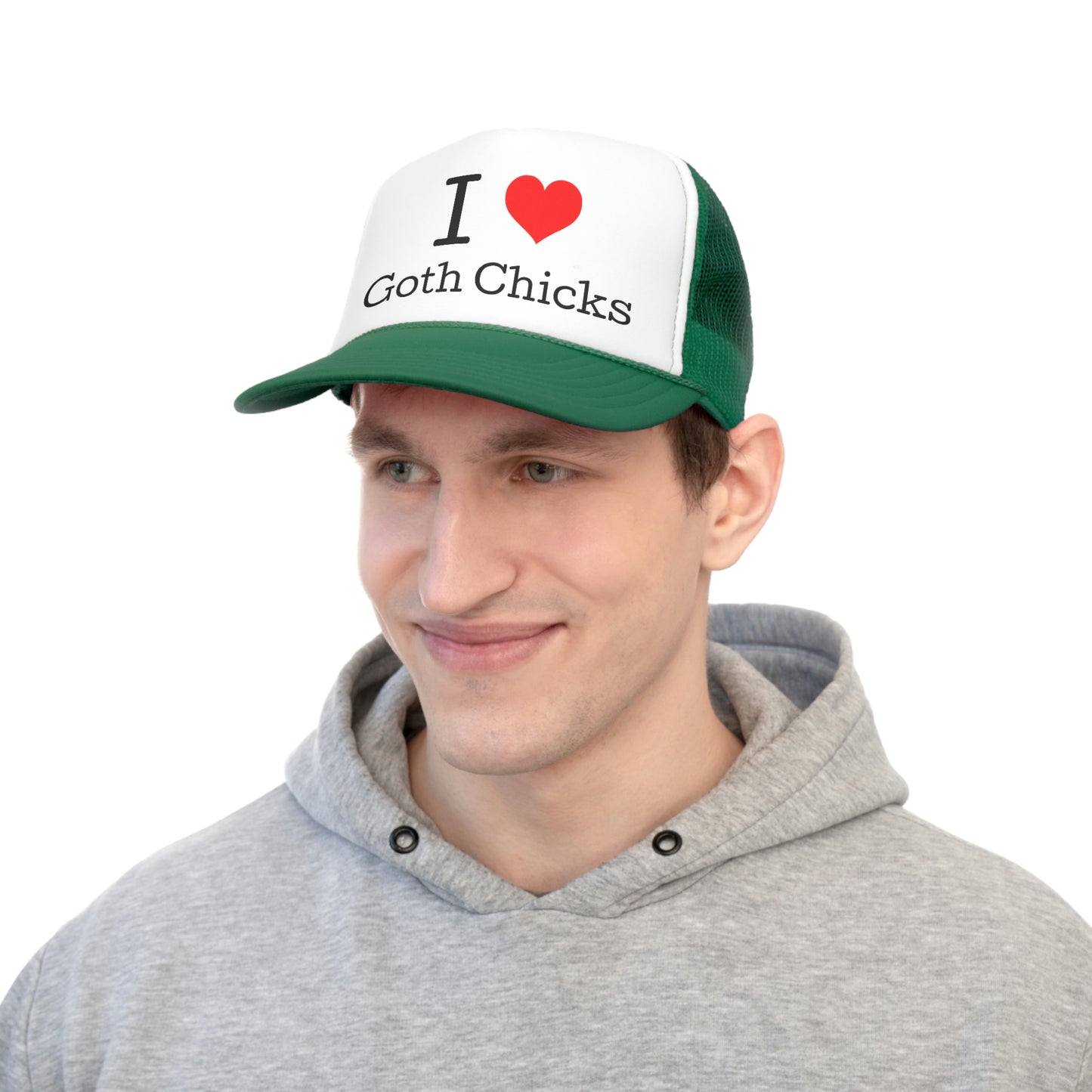 Goth Chick Trucker Cap - SatireMerch